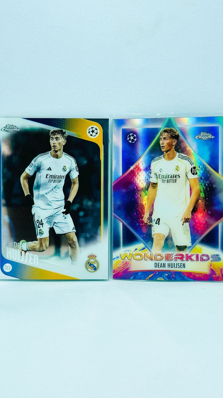 x2 - Dean Huijsen - Real Madrid - Topps Chrome UCC 2025-26 image 1